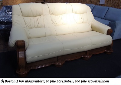 Bőr-börze boston bőr ülőgarnitúra