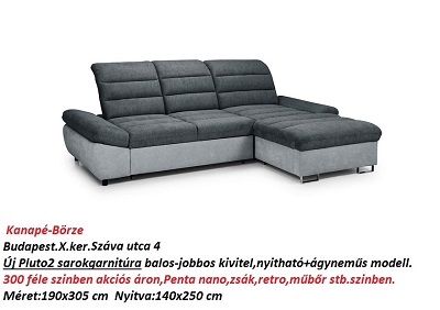 Bőr-börze pluto2 sarokgarnitúra