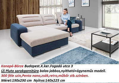 Bőr-börze pluto sarokgarnitúra