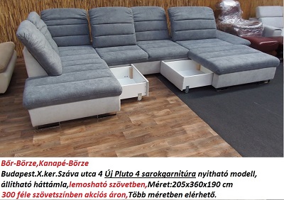 pluto sarokgarnitúra