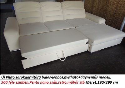 Bőr-börze pluto sarokgarnitúra